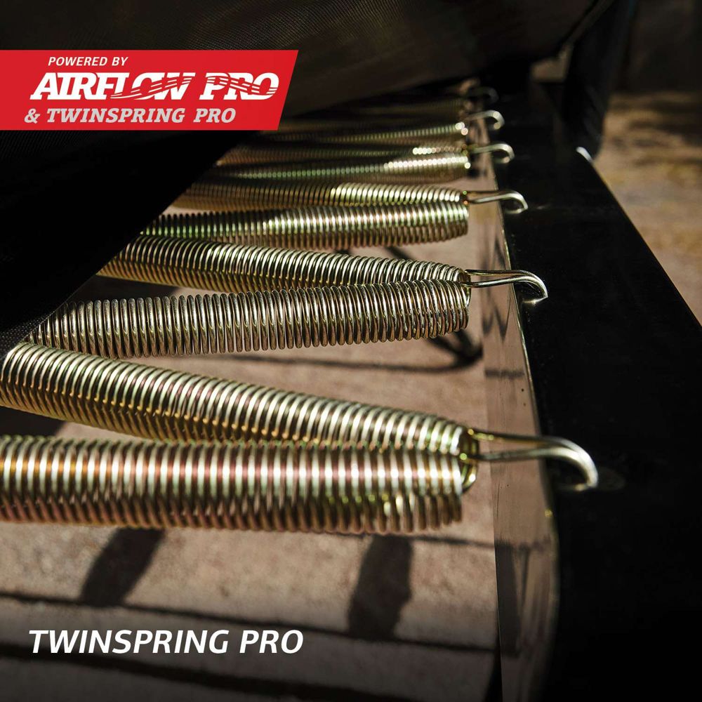BERG TwinSpring Pro springs on a Pro Bouncer trampoline
