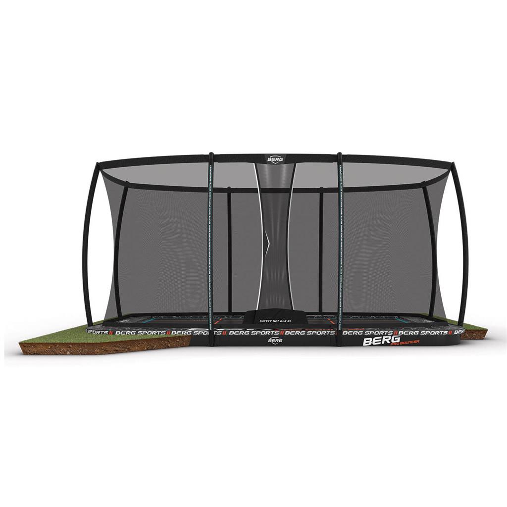 BERG Ultim Pro Bouncer FlatGround 500 + Safety Net Deluxe XL